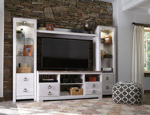 Ashley Furniture Entertainment Center with Fireplace Lovely the Willowton Whitewash Tv Stand with Led Fireplace