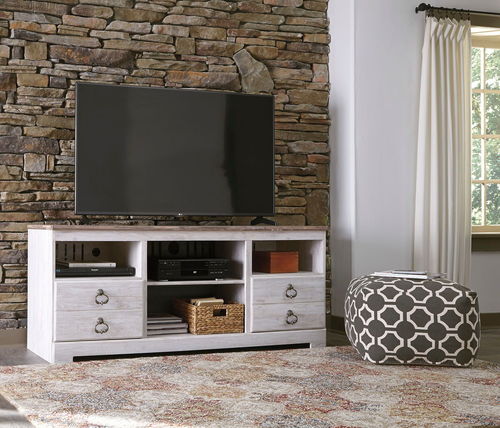 Ashley Furniture Fireplace Tv Stand Luxury the Willowton Whitewash Tv Stand with Led Fireplace