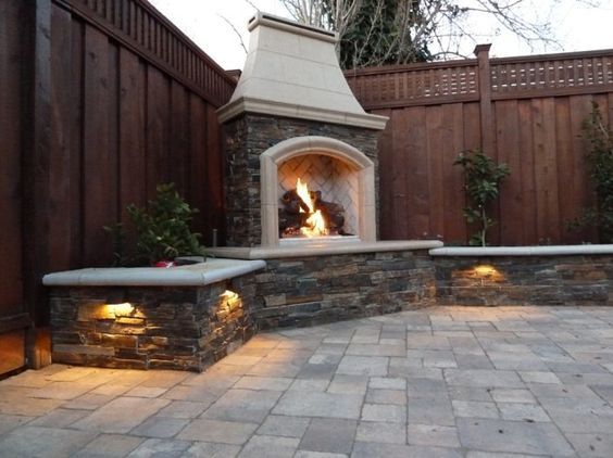 Backyard Fireplace Beautiful 42 Inviting Fireplace Designs for Your Backyard