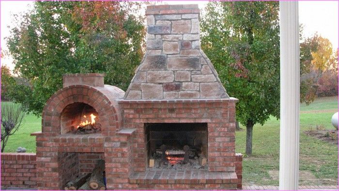 Backyard Fireplace Kits Beautiful Outdoor Fireplace Pizza Oven