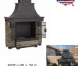 Backyard Fireplace Kits Inspirational Outdoor Fireplace Kits Wood Burning Steel Chiminea