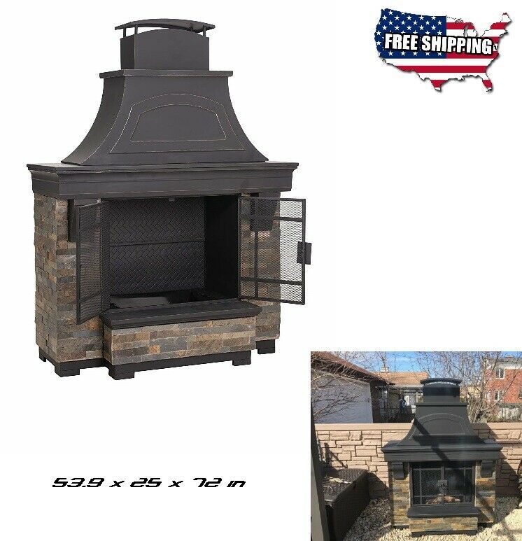 Backyard Fireplace Kits Inspirational Outdoor Fireplace Kits Wood Burning Steel Chiminea