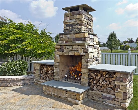 Backyard Fireplace Kits Luxury Outdoor Fireplace Backyard Party In 2019
