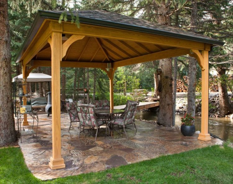 20 Gorgeous Backyard Pavilion Ideas 490d896c5b77d524b626cbfa1625ac8f