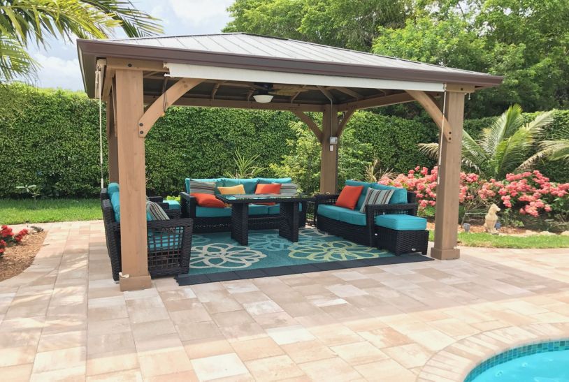 Backyard Pavilion with Fireplace Unique Patio Pergola Ideas Patio Pavilion Home Design Ideas