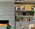 Bar with Fireplace Beautiful Black White and Gray Neutral sophistication