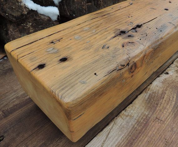 Barnwood Fireplace Mantel Elegant Reclaimed Wood Mantel Rustic Elm Wood Mantel Shelf or