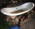 Bathroom Electric Fireplace New Outdoor Bath Heated with Fire Underneath Jan Lights the