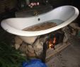 Bathroom Fireplace Elegant Outdoor Bath Heated with Fire Underneath Jan Lights the