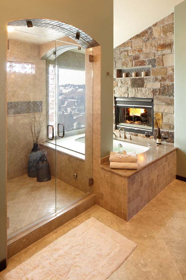 Bathroom Fireplace Fresh 51 Mesmerizing Master Bathrooms with Fireplaces