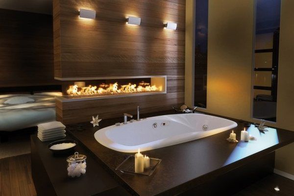 Bathroom Fireplace Luxury 30 Beautiful and Relaxing Bathroom Design Ideas