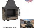 Bbq and Fireplace Luxury Outdoor Fireplace Kits Wood Burning Steel Chiminea
