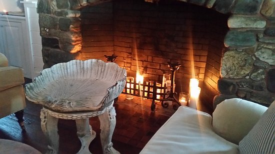 romantic fireplace