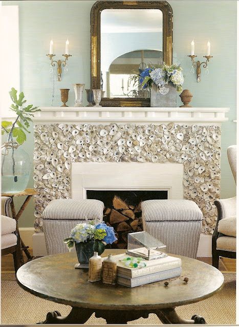 Beach Fireplace New Oyster Shells Fireplace Interior Inspiration