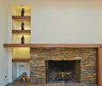 Beach Fireplace New Wood Mantle Bench & Wood Door Modern Shelf Lighting