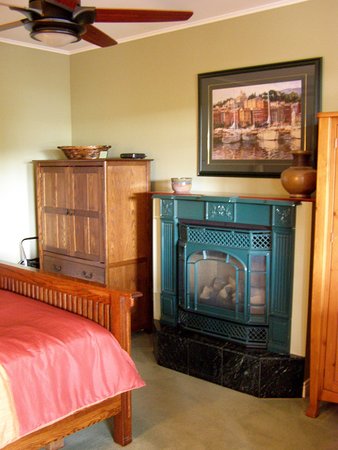 Kingfisher gas fireplace Picture of Across the Harbour Bed kingfisher gas fireplace