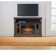 Best Electric Fireplace Heater Unique Flint Mill 48in Media Console Electric Fireplace In Beige Brown Oak Finish