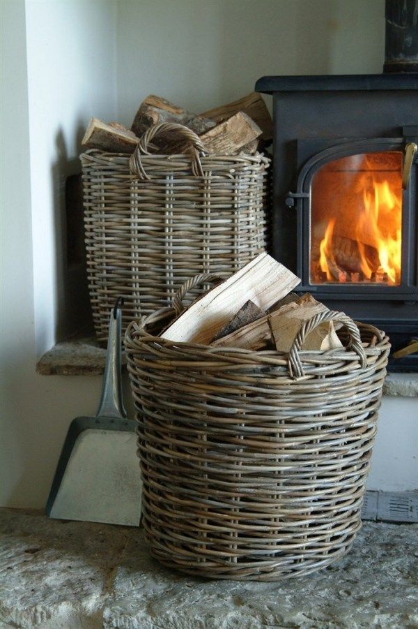 Best Firewood for Fireplace New Round Wicker Firewood Basket Fireplace Accessories Home