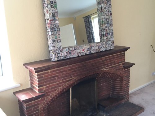 Best Tile for Fireplace Hearth Best Of 1950s Redbrick Fireplace Makeover Ideas