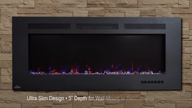 Best Wall Mount Electric Fireplace Elegant Napoleon Allure Phantom Linear Wall Mount Electric Fireplaces