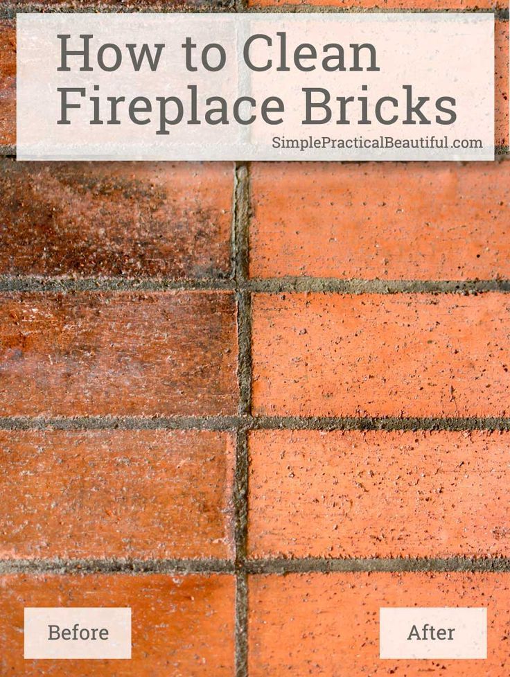 Best Way to Clean Brick Fireplace Awesome How to Clean Fireplace Bricks Cleaning the House