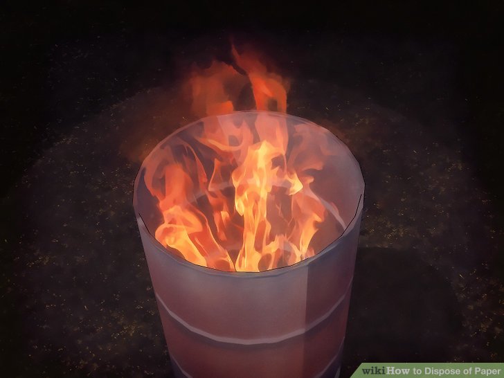 Best Way to Dispose Of Fireplace ashes Elegant 5 Ways to Dispose Of Paper Wikihow