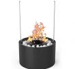 Bioethanol Fireplace Insert Awesome Elite Collection Black Eden Ventless Indoor Outdoor Fire Pit Tabletop Portable Fire Bowl Pot Bio Ethanol Fireplace In Black Realistic Clean Burning