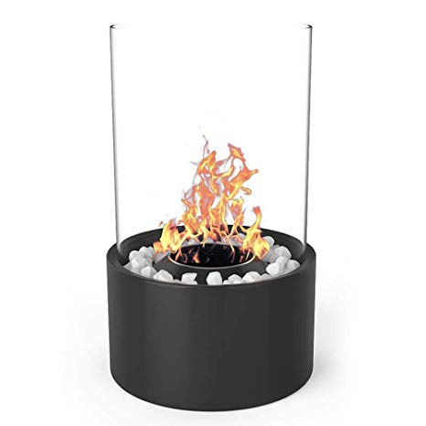 Bioethanol Fireplace Insert Awesome Elite Collection Black Eden Ventless Indoor Outdoor Fire Pit Tabletop Portable Fire Bowl Pot Bio Ethanol Fireplace In Black Realistic Clean Burning