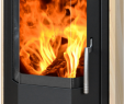 Black Fireplace Doors Luxury Baltik 5kw Wood Burning Stove In Black & Sandstone