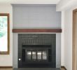 Black Fireplace Mantel Luxury Custom Built Fireplace Surround with Painted Black Tile