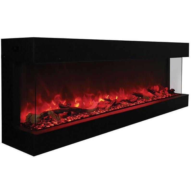 Black Friday Electric Fireplace Beautiful Amantii Tru View 3 Sided Built In Electric Fireplace 72 Tru View Xl 72”