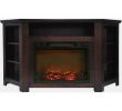Black Friday Electric Fireplace Elegant Stratford 56 In Electric Corner Fireplace In Mahogany with 1500 Watt Fireplace Insert