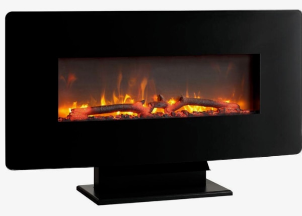 Black Stone Fireplace Luxury Hampton Bay Brookline 36 Inch Electric Fireplace In Black