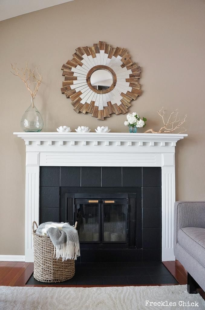 Black Tile Fireplace New the Living Room Fireplace is A Favorite Feature In Our House