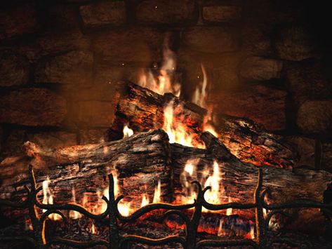 Blazing Fireplace Awesome Pinterest