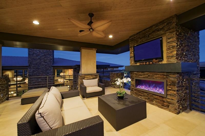 Blazing Fireplace Beautiful Luxury Indoor Outdoor Fireplace Design Ideas