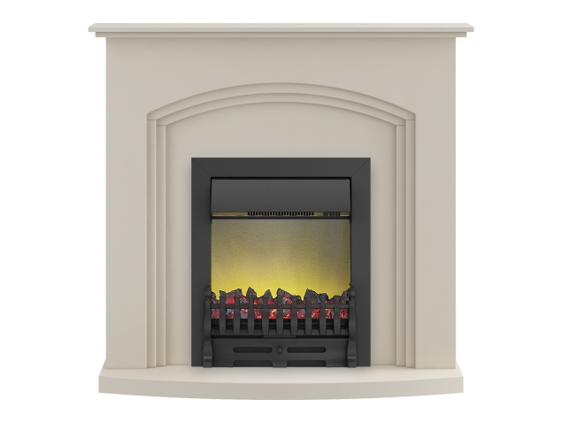 Blazing Fireplace Best Of Adam Truro Fireplace Suite In Cream with Blenheim Electric Fire In Black 41 Inch