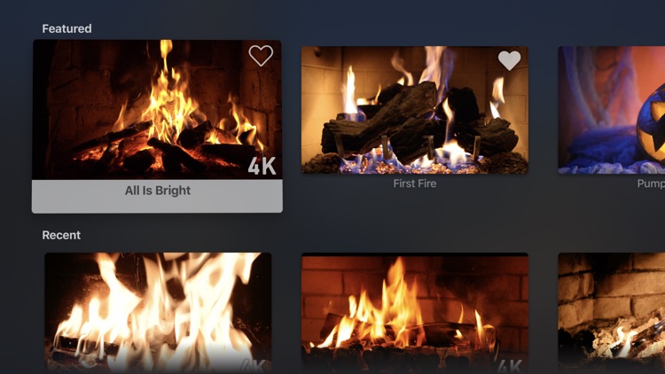 Blazing Fireplace Unique Fireplace Apps for Apple Tv