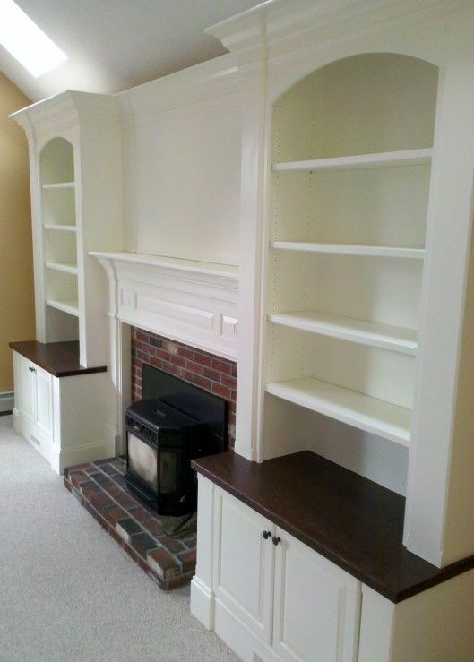 Bookcases Next to Fireplace Best Of Fireplace Built In I Have This In My House Love the Dark