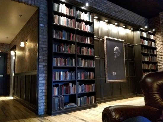 Bookcases Next to Fireplace Lovely Looking toward Fireplace Back Bookcase Bathroom Hallway