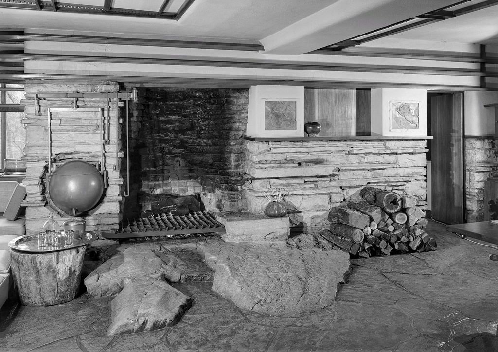 Boulder Fireplace Fresh Pu Fallingwater Pa 1985 Natural Boulder Hearth with