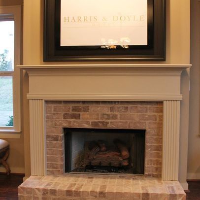 Brick Fireplace Designs Beautiful Raised Hearth Fireplace Interesting with Houzz Brick