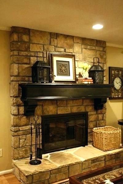 Brick Fireplace Mantel Decor Elegant Dark Wood Fireplace Mantels – Newsopedia