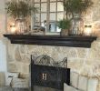 Brick Fireplace Mantel Decor Fresh Decorating Mirror Over Fireplace …