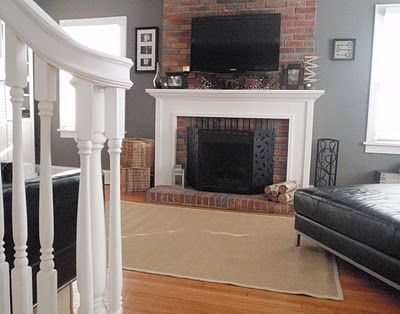 Brick Fireplace Mantel Decor Inspirational Hammers and High Heels Diy Mantel Home Decorating