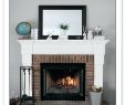 Brick Fireplace Mantel Decor Inspirational Lovely White Fireplace Mantel Decorating Idea to the Home