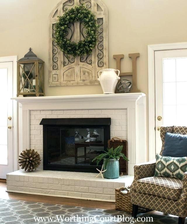 Brick Fireplace Mantel Decor New Fireplace Mantels Ideas Wood – theviraldose