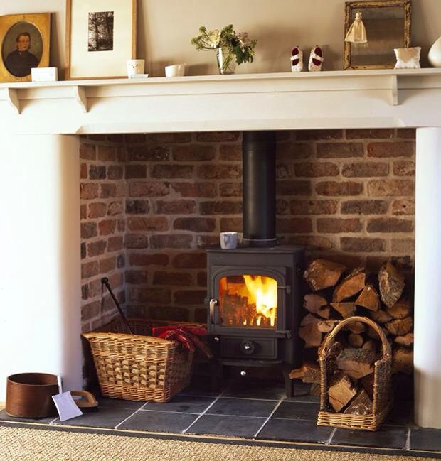 Brick Fireplace Surround Beautiful Perfect Fireplace From Country Living Magazine