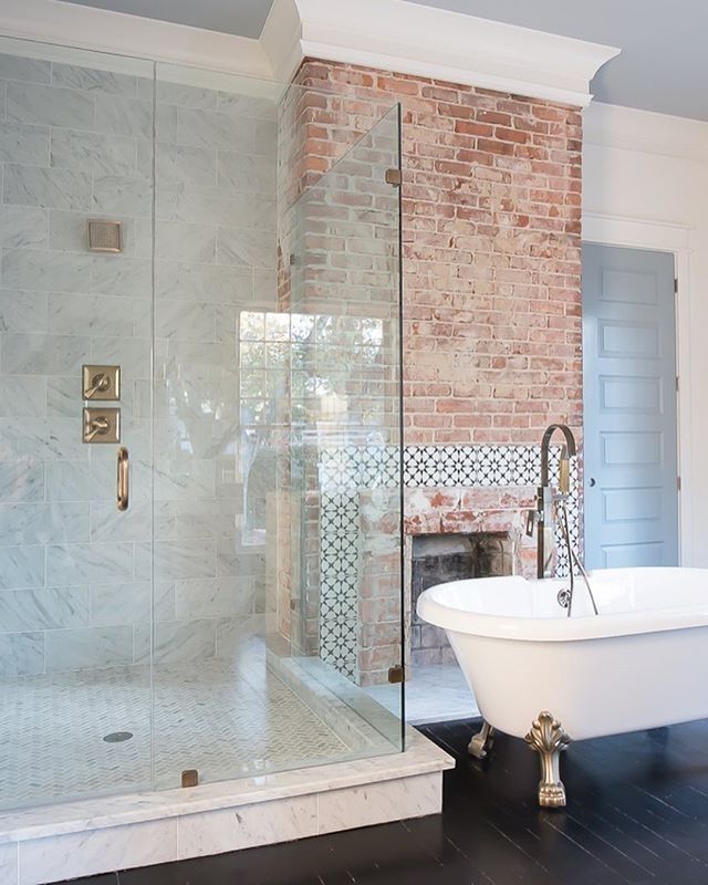 Best 25 Brick Bathroom Ideas Pinterest Brick Veneer Wall f0670dabeb4a54b0147ac10b915f6f51