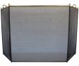 Brushed Nickel Fireplace Screen Best Of Brass and Metal Fireplace Screen